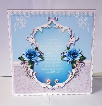 Birthday verse card front by Jackie Odonnell
