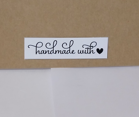 Handmade With Love Heart - Captions for Selling Your Cards by Jackie Odonnell