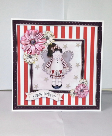 Angel Doll Card Topper by Jackie Odonnell