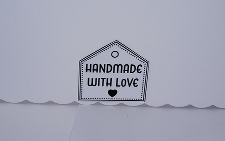 Handmade With Love - Mono Tags - for Selling Your Crafts by Jackie Odonnell
