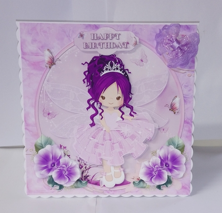 Sweet Lilac Butterfly Dreams Fairy Mini Kit by Jackie Odonnell