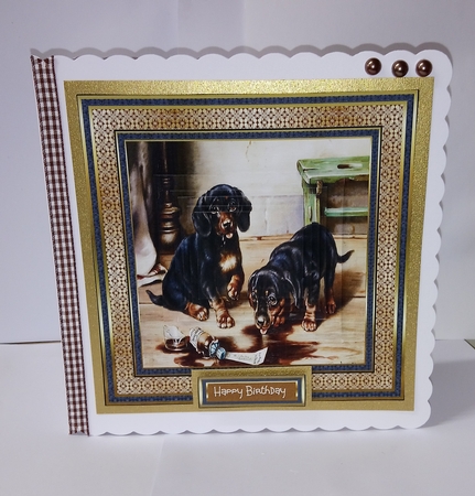 Naughty Dachshunds by Jackie Odonnell