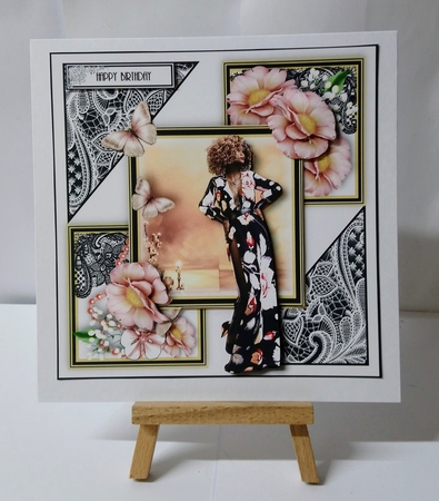 Fashion And Lace 3 Card Kit by Jackie Odonnell