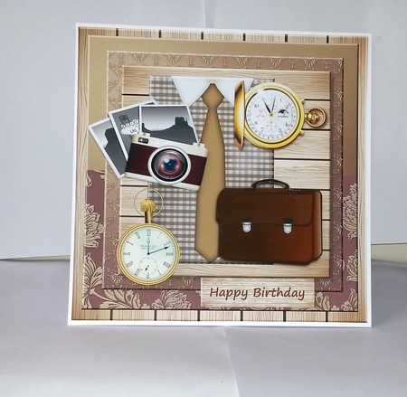 Male Card Birthday Time Mini kit by Jackie Odonnell