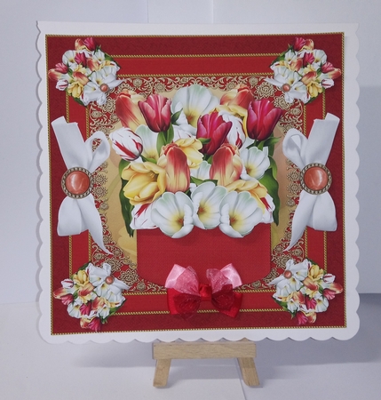 Mini Kit: Pot With Tulips by Jackie Odonnell