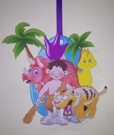 Pre-Hysterical Hanging Dinosaur Eggs Trio by Jackie Odonnell