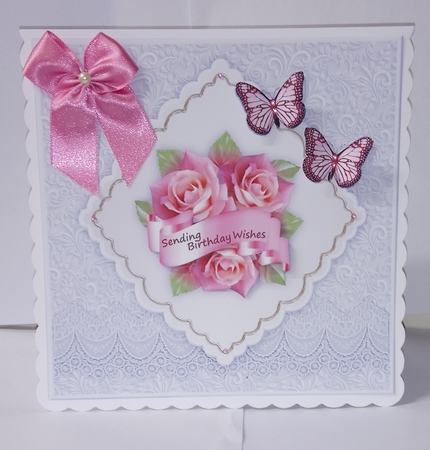 Roses, Butterflies & Lace by Jackie Odonnell