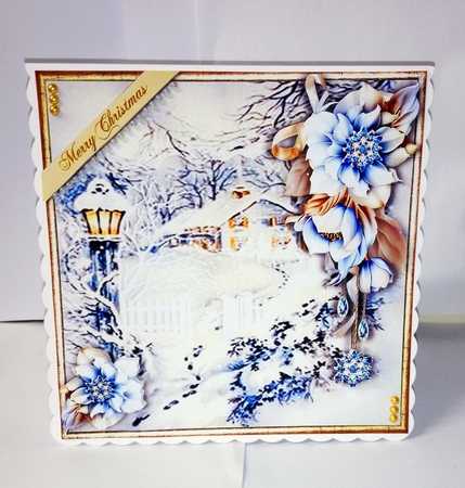Christmas in Blue and Gold by Jackie Odonnell