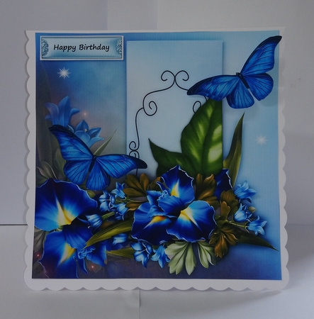 Bumperkit 4 Elegant Birthday  Floral  Card Kits by Jackie Odonnell