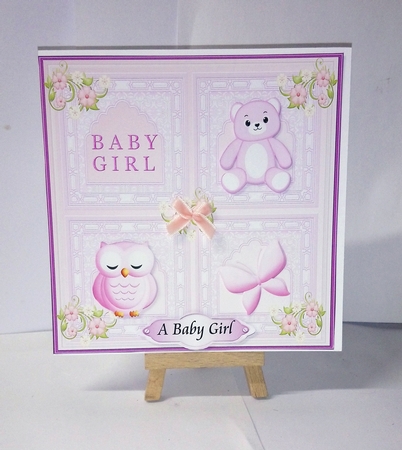 Congratulations A Baby Girl by Jackie Odonnell