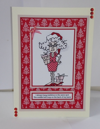 Stella - Funny Christmas - I always hang mistletoe in the same spot by Jackie Odonnell