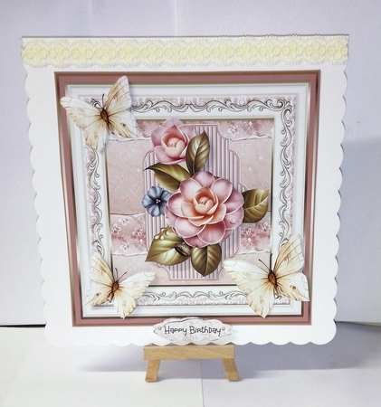 Pink camelias by Jackie Odonnell