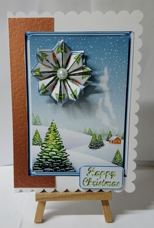JJ CHRISTMAS SCENE 5X7 TEA BAG MINI KIT by Jackie Odonnell