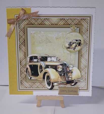 Vintage car in Paris by Jackie Odonnell