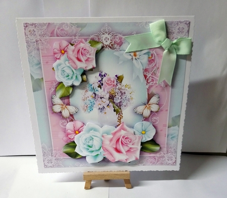 Pink Shabby Chic Bouquet Mini Kit by Jackie Odonnell