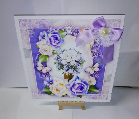 Lilac Shabby Chic Bouquet Mini Kit by Jackie Odonnell