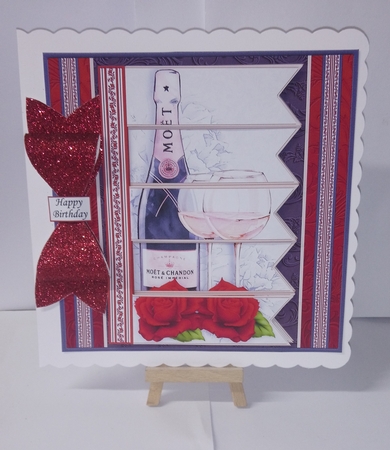 CHAMPAGNE 7.5 Wedding Anniversary or Congratulations Alphabet & Age Bumper Kit  by Jackie Odonnell