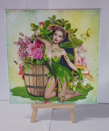 Fairies In The Garden 11 by Jackie Odonnell
