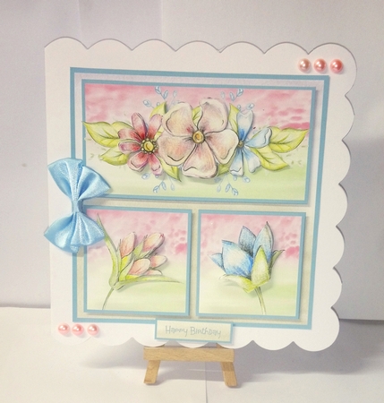 Pastels flowers by Jackie Odonnell