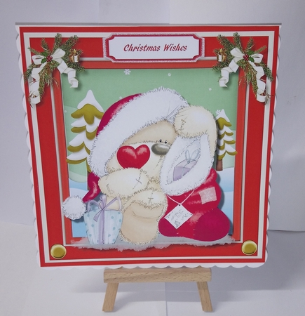 Teds Christmas Stocking by Jackie Odonnell