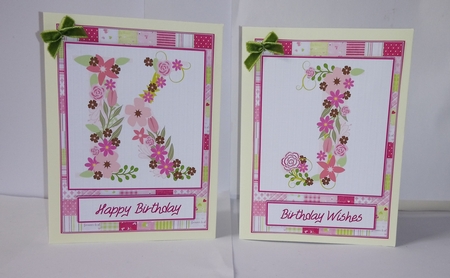 ALPHABET ROSE MONOGRAM ALL OCCASIONS BUMPER KIT by Jackie Odonnell