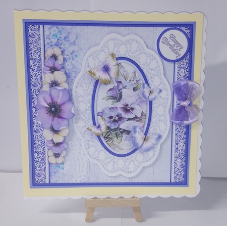 Vintage Shabby Floral Card Kit 1481 by Jackie Odonnell