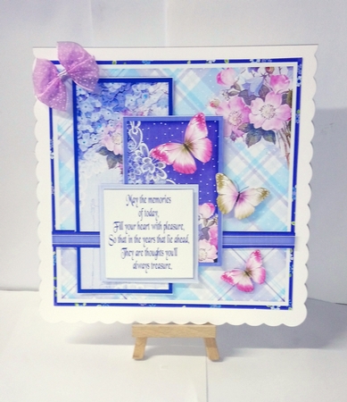 Vintage Shabby Floral Card Kit 1482 by Jackie Odonnell