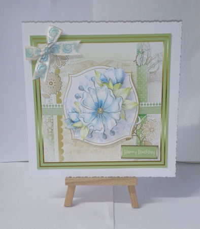 Summer blue flower by Jackie Odonnell