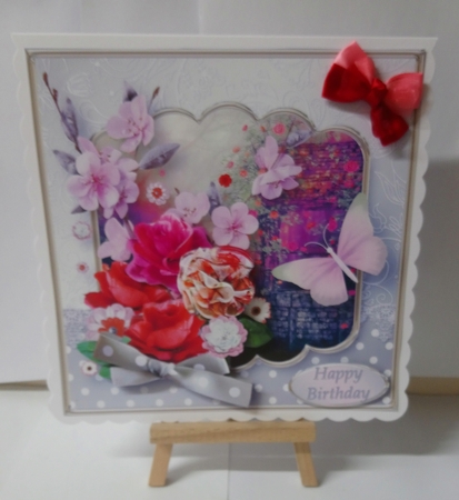 At the Wishing Well - Decoupage Card Mini Kit by Jackie Odonnell