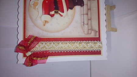 CHRISTMAS SANTA 7.5 Decoupage & Inserts Bumper Kit by Jackie Odonnell