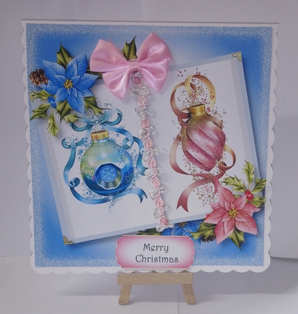 Open Book Christmas - Bauble Bling by Jackie Odonnell