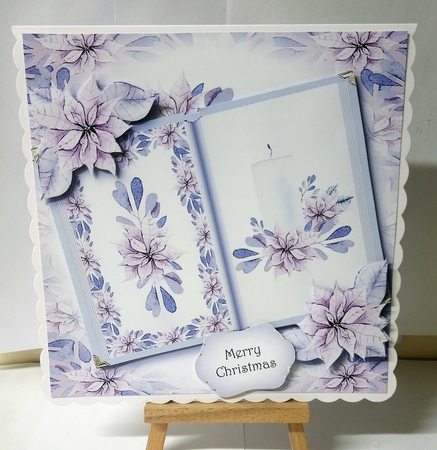 Open Book Christmas - Muted Candle by Jackie Odonnell