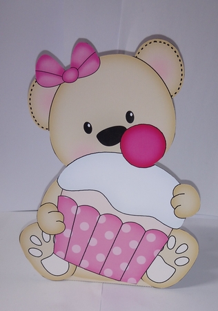 3D Cute Bear Treat Box Gift Set Mini Kit - Cute Little Livvy Bear by Jackie Odonnell