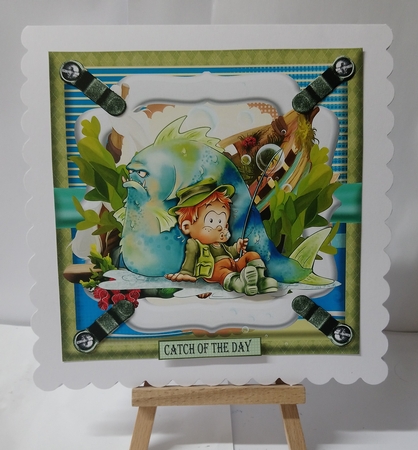 Mini Kit: Big Fish 7 x 7 by Jackie Odonnell