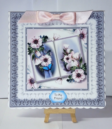 Open Book Flowers - White Anemone by Jackie Odonnell