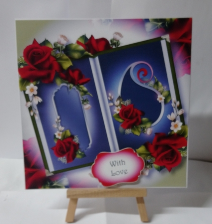 Open Book Flowers - Velvet Rose by Jackie Odonnell