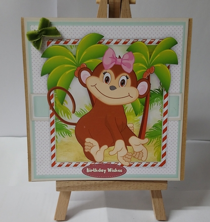 Lovely Safari Monkey by Jackie Odonnell
