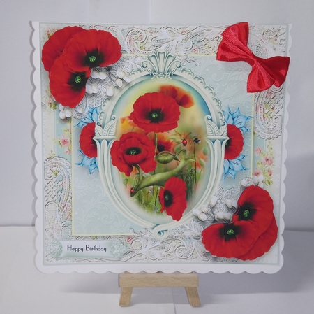 A Poppy Field Card Kit by Jackie Odonnell