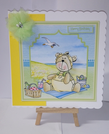 Beach bear picnic by Jackie Odonnell