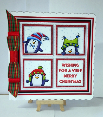 CHRISTMAS SQUARES 7.5 Quick Layer Cards & Insert Bumper Kit by Jackie Odonnell