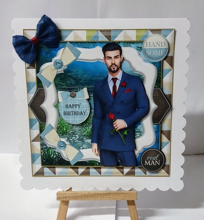 Mini Kit: Mr Handsome 7 x 7 by Jackie Odonnell