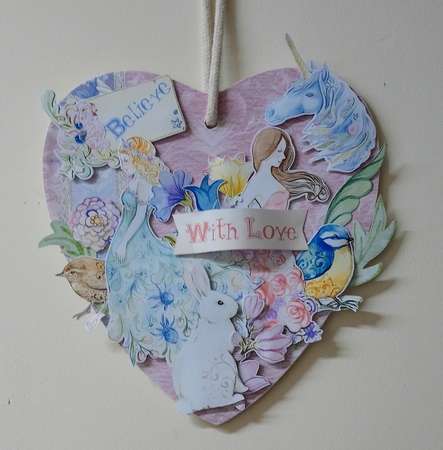 Fantasia #1 Hanging Hearts Trio. by Jackie Odonnell