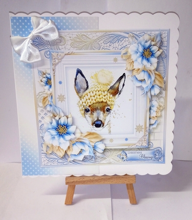 4 Furry Christmas Mini Kits by Jackie Odonnell