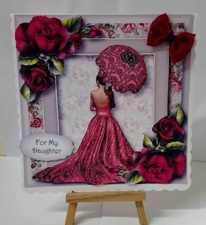 Floral Beauty - Magenta Roses by Jackie Odonnell