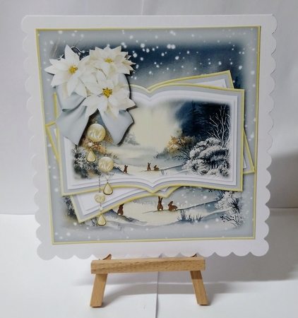 Winter Bunny Scene Mini Kit by Jackie Odonnell