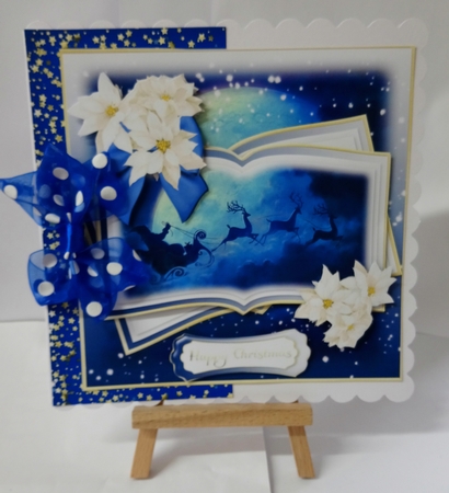 Santas On His Way Scene Mini Kit by Jackie Odonnell
