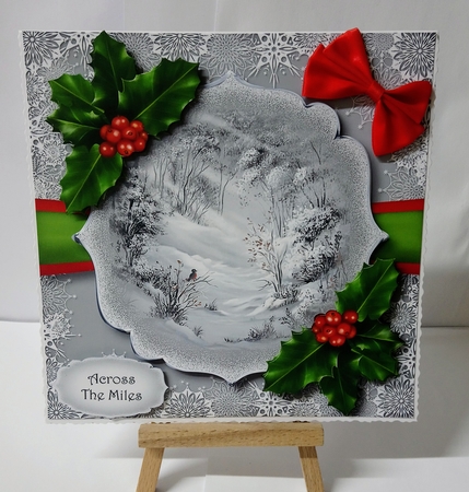 Snowflakes Border - Sunbeams On The Snow by Jackie Odonnell