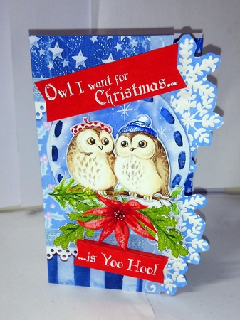 Cosy Woodland Christmas Quick Cards by Jackie Odonnell