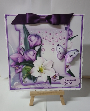 Vintage Scroll Amazing Amaryllis Mini Kit by Jackie Odonnell