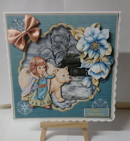 Friends at Christmas 8x8 Mini Kit by Jackie Odonnell